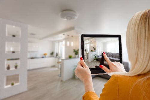 Woman doing a Dwelling Unit Inspection